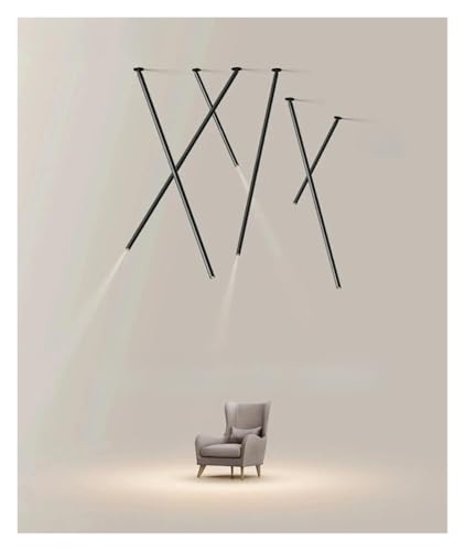 LED-Strahler Lange Röhre Spot Licht Einbau Kreative Minimalistische Atmosphäre Deckenleuchte for Kunst Bild Home Zimmer(56cm,White,3000K) von NGBFF