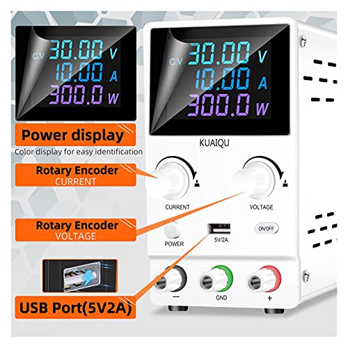 Labornetzgerät, Farbe DC Laborstromversorgung einstellbares Labor USB Bank Stromquelle 3 0V 10A. Änderungsspannung stabilisiert SPPS-A3010D.(WP SPPS-B3010D,220-V) von NGBFF