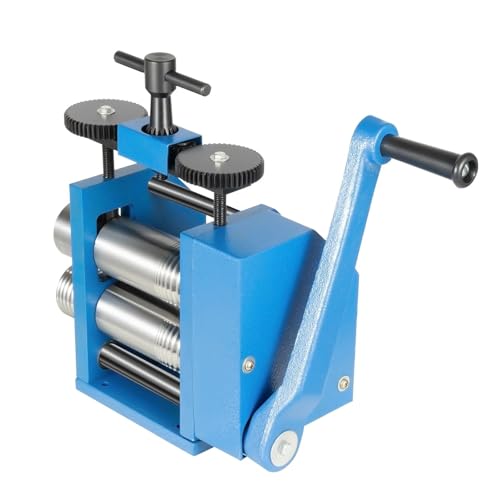 Manuelle Kombinationswalzwerkmaschine Schmuckpresswalzenwerkzeug Stahlmaterial Gold Silber Schmuck Druckstangenmaschine Manuelle Kombinationswalzwerkmaschine Schmuckpresswalzenwerkzeug Stahlmaterial Gold Silber Schmuck Druckstangenmaschine von NGBFF