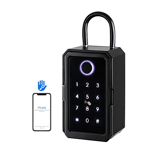 Mini Tresor, Schlüsselsafe for den Außenbereich, intelligentes Passwort-Aufbewahrungsschloss, Tuya- oder TTLock-APP-Schlüsselkasten, Diebstahlsicherung(TTLock Version) von NGBFF