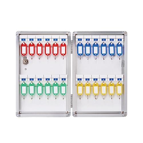 Mini Tresor, Schlüsselschrank Aus Aluminiumlegierung, Wandmontierter Sicherheitsmanagement-Schlüsselkasten, Aufbewahrungstresore. Enthält Schlüsselkastenkarten for Das Heimbüro des Unternehmens(F024) von NGBFF