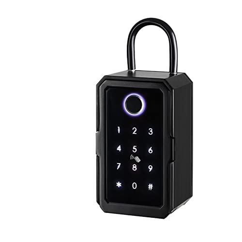 Mini Tresor, TTlock Sicherheitsboxen Passwort Smart Finrabdruck Digital Intelinte Tuya Elektronische Tragbare Schließfächer(K3-TY) von NGBFF