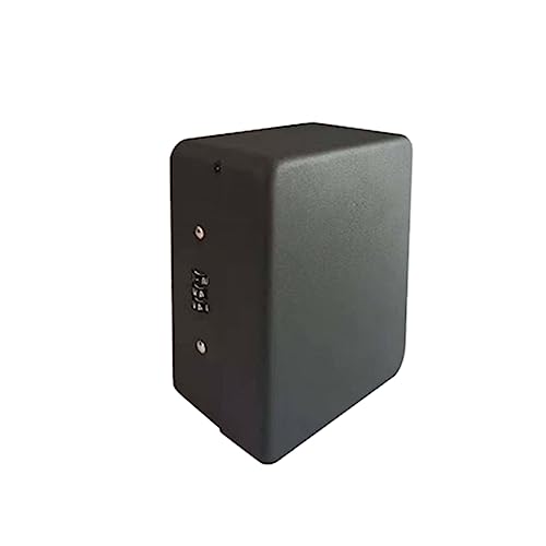 Mini Tresor, Wandmontierter Safe, Modern, Mit Schloss, Schlüsselschrank, Sicherheitsbox, Langlebiger Aufbewahrungsorganisator, Büro, Zuhause, Bunte Tags, Metall, Tragbar(Black 6Keys) von NGBFF