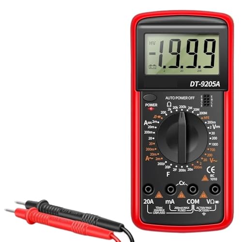 Multimeter Digital, Digital-Multimeter AC/DC Transistor Elektrische NCV Tester Meter Professionelle Analog Auto Range Multimetro Werkzeuge von NGBFF