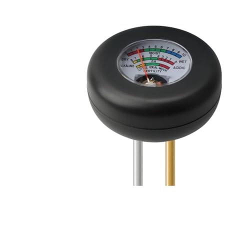 NGBFF Bodentester, Boden-PH-Meter Metall Dual-Sondenmodus Feuchtigkeitssensor Detektor Gartenpflanze Bodenfruchtbarkeitsanalysator von NGBFF
