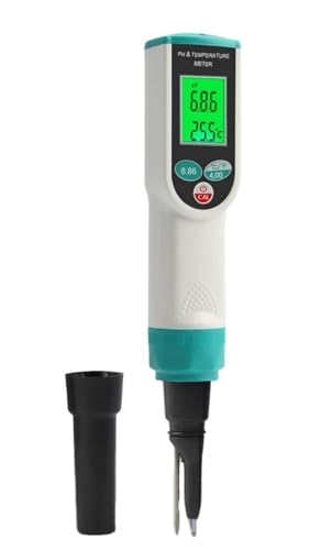 NGBFF Genauigkeit des Boden-PH-Messgeräts 0,00~14,00 pH, digitaler Temperatur-Säure-Bodentester, Sensor-Analysator for das Pflanzen im Freien, Garten, Ackerland von NGBFF