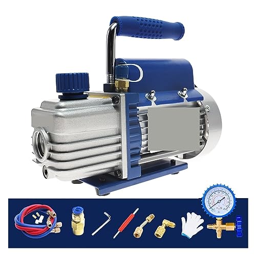 NGBFF Kältemittel-Vakuumpumpe, Kältemittel-Vakuumpumpe for 1P Klimaanlage, Pumpenvakuum R410A R407C R134a R12 R22(Other) von NGBFF