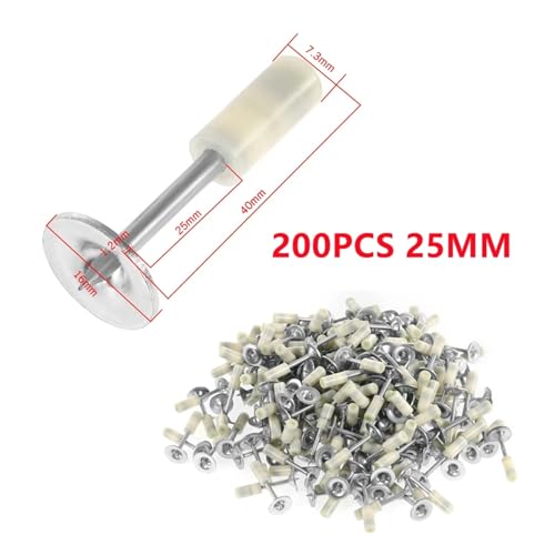 Nagelpistole, Mini Stahl Nägel Pistolen Niet Werkzeug Beton Wand Anker Draht Schlitzen Gerät Dekoration Niet Tufting Pistolen Hause DIY Power werkzeuge(200PCS 25mm) von NGBFF