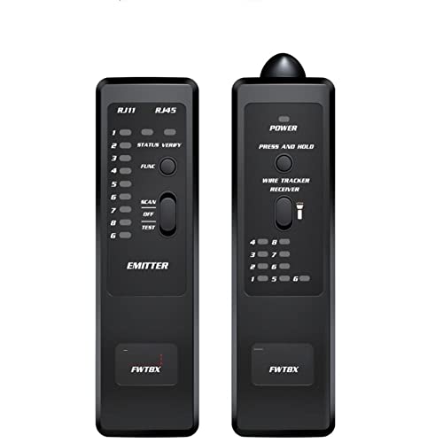 Netzwerkkabeltester, Fwt8x. Dual-Modus-Netzwerk-Draht-Tracker-Kabel-Toner RJ45 RJ11. Genaues Ethernet. Lan Tracer Analyzer Detector Line Finder(FWT8X) von NGBFF