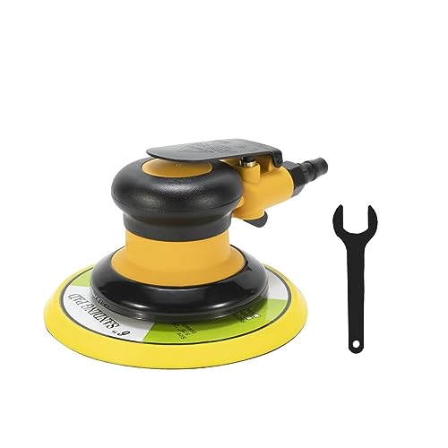 Pneumatische Air Sander Polierer 6'' 150mm Autolack Pflege Werkzeug Polieren Exzenter Palm Maschine Holzbearbeitung Schleifer(A9 Sander) von NGBFF