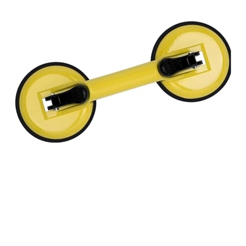 Saugheber für Fliesen, Glassaugnäpfe Robuster Aluminium-Vakuumplattengriff for Anheben großer Glas-/Bodenspaltfixierer(2) von NGBFF