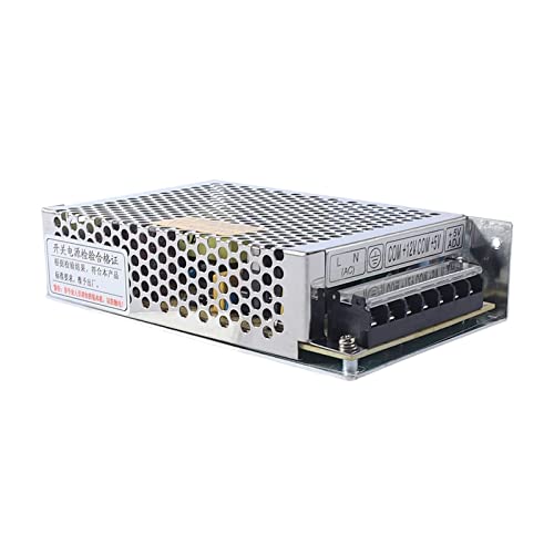 Schaltnetzteil, Dual-Ausgangsschalter Stromversorgung D-60A 5V4A 12V3A AC Gleichstromleistung D-60B 5V3A 24V1.8A AC-DC-Wandler D-60C 12V2A 24V1.5A(D-60C 12V 24V) von NGBFF