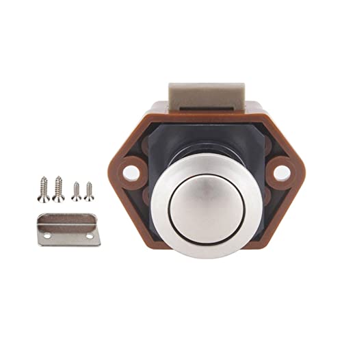 Wohnmobil Zubehör, Durchmesser 20mm for Camper Auto Push-Lock RV Caravan Boot Schublade for Latch Button Schlösser for Möbel Hardware E8BC(1 UK) von NGBFF