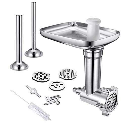 Metall Food Fleischwolf Aufsatz für Standmixer Wurst Stuffer Tubes Mahlzubehör Food Grinder von NGCG