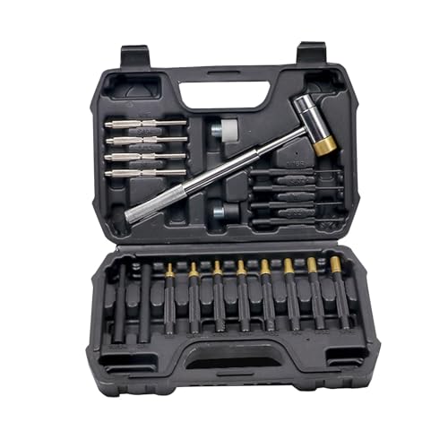 NGCG Roll Pin Punch Set Doublefaced Metal Hammers Portable Hand Tool Starter Press Set Gunsmithing Hole Punch von NGCG