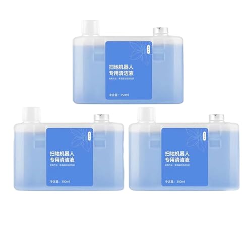 Bodenreinigungsflüssigkeit, Kompatibel Mit ECOVACS T30 Pro/T30 Max/T30 Pro Plus, 350 Ml Staubsauger-Ersatzteile, Roboterstaubsauger(3pcs) von NGEDPVOSE