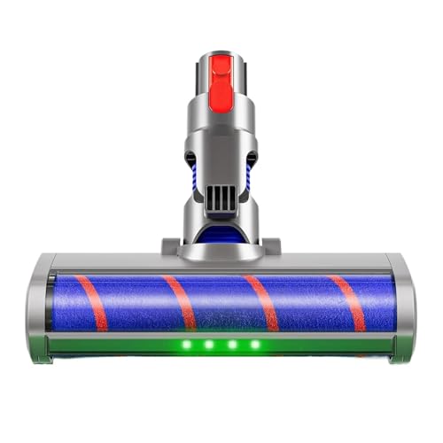 Weicher Rollenbürstenkopf, Kompatibel Mit Dyson, V7 V8 V10 V11 V15, Akku-Reiniger, Hartholzboden-Zubehör Mit Stauberkennung von NGEDPVOSE