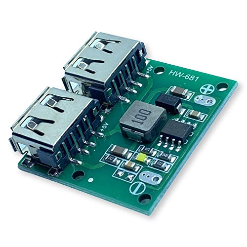 NGEN Dual USB Output 9/12/24V to 5V 3A DC-DC Step-Down (Buck) Voltage Regulator Module Power Charger Board with Dual USB Outputs DIY USB Power Supply Module von NGEN