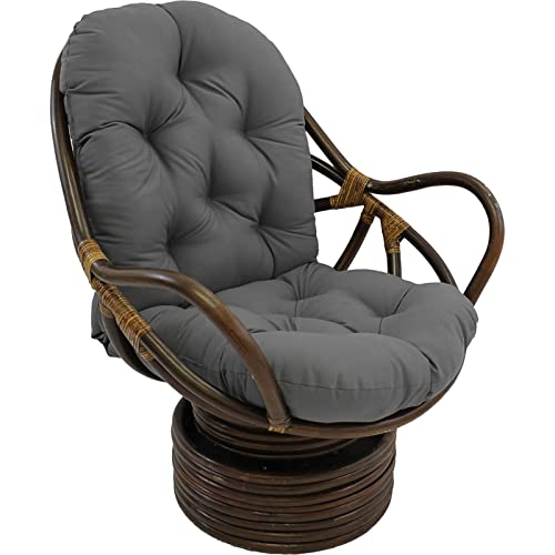 NGENAF Schaukelstuhl Auflage Polster Kissen 120x60cm, Weich Verdickt Waschbar Sitzkissen, Gartenstuhl Ersatzpolster Schaukelstuhl/Drehsessel für Liege Rattan Garten Terrasse Matte von NGENAF