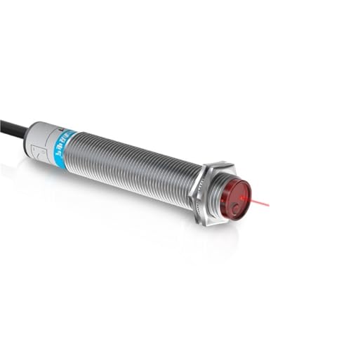 1 stücke Diffuse Reflexion Laser Sensor M12 Serie 10-30V NPN PNP Sichtbar Spot 2mm Sensing Abstand 15CM Einstellbar(PNP NO) von NGFPQQDDT