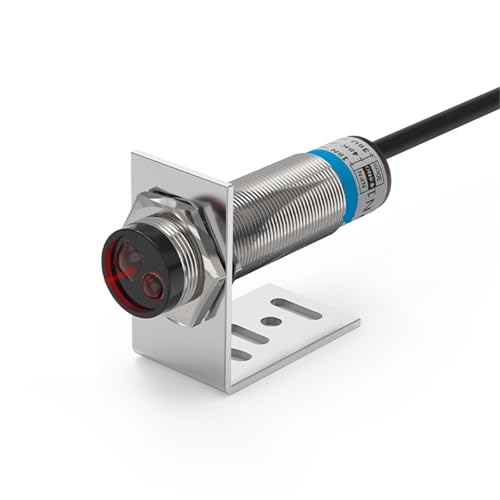 1 stücke Diffuse Reflexion Laser Sensor M18 Serie 10-30V NPN PNP Sichtbar Spot 2mm Sensing Abstand 30CM Einstellbar(NPN NO) von NGFPQQDDT