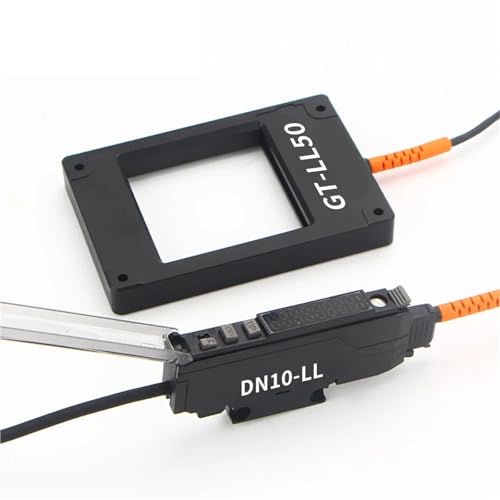 1 stücke Fiber Optic Sensor Fenster Typ 12-24V DC 20 * 20mm 50 * 50mm 120 * 120mm Optische Schalter for Blanking Erkennung(50MM NPN Amplifier) von NGFPQQDDT