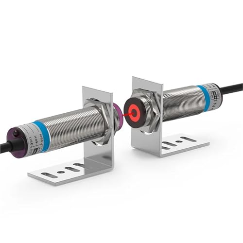 1 stücke Laser Sensor Durch-strahl M18 Serie 10-30V NPN PNP Sichtbar Spot 2mm Sensing Abstand 30M Einstellbar(NPN NO) von NGFPQQDDT