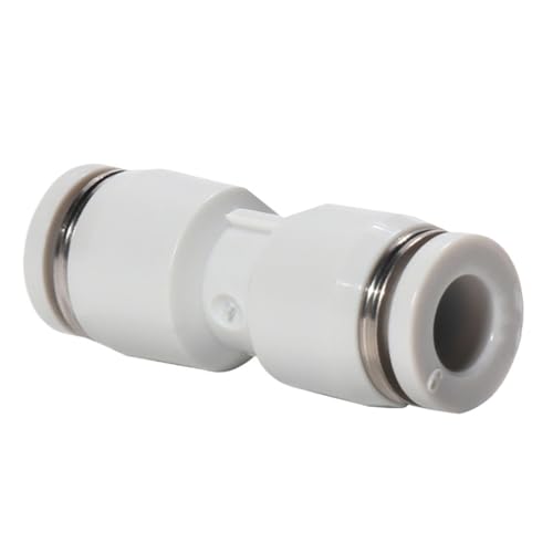 NGFPQQDDT 10PCS Pneumatische Armaturen Weiß PU Gerade-durch Docking Tracheal Joint Kunststoff Schnell 4 6 8 10 12mm(PU8(8mm)) von NGFPQQDDT