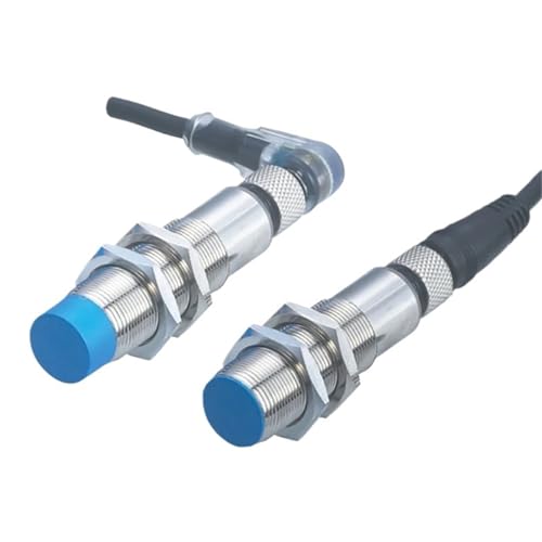 NGFPQQDDT in Metallsensor LJ18 Sn: 5mm / 8mm DC 6-36V NPN PNP NO NC NO+NC induktiver Näherungsschalter mit 4-poligem Luftkabel 2M(Sn Distance 8mm,PNP_NC_Bend 2M) von NGFPQQDDT