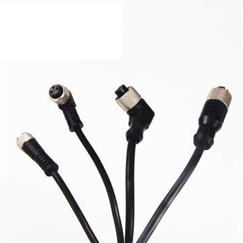 Sensoranschlusskabel M12 M8 Näherungsschalter NPN PNP Winkelstück Gerade 10-30VDC 90-240V 3 Löcher 4 Löcher 3 Pins 4 Pins(I-M8-4-F) von NGFPQQDDT