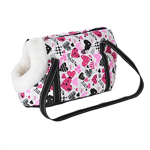 NGHSDO Hunderucksack Classic Pet Carrier für kleine Hunde Gemütliche weiche Welpe Katze Hundetaschen Rucksack Outdoor Travel Pet Sling Tasche Chihuahua Pug Pet Supplies Hundetasche von NGHSDO