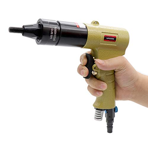 NGHSDO Nietenzange Pneumatische Luft Nietmutter Insert mit Gewinde Pull Setter Nietmaschinen Einnietmuttern Werkzeug for M3 M4 M5 M6 M8 M10 M12 Muttern Nietzange (Color : 803) von NGHSDO
