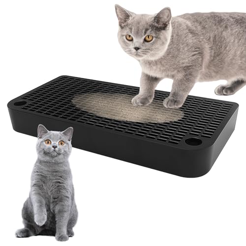 NGOKPYD Katzentoilette Schritt, Katzenstreu Rampe für Kätzchen und Alte Katze, Toilettenrampen für Katzenklo Filterfunktion, Katzentoilette 3 Anti-Rutsch-Aufklebern leicht zu reinigen (schwarz) NGOKPYD Katzentoilette Schritt, Katzenstreu Rampe für Kätzchen und Alte Katze, Toilettenrampen für Katzenklo Filterfunktion, Katzentoilette 3 Anti-Rutsch-Aufklebern leicht zu reinigen (schwarz) von NGOKPYD