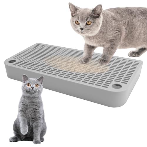 NGOKPYD Katzentoilette Schritt, Katzenstreu Rampe für Kätzchen und Alte Katze, Toilettenrampen für Katzenklo Filterfunktion, Katzentoilette 3 Anti-Rutsch-Aufklebern leicht zu reinigen (hellgrau) NGOKPYD Katzentoilette Schritt, Katzenstreu Rampe für Kätzchen und Alte Katze, Toilettenrampen für Katzenklo Filterfunktion, Katzentoilette 3 Anti-Rutsch-Aufklebern leicht zu reinigen (hellgrau) von NGOKPYD