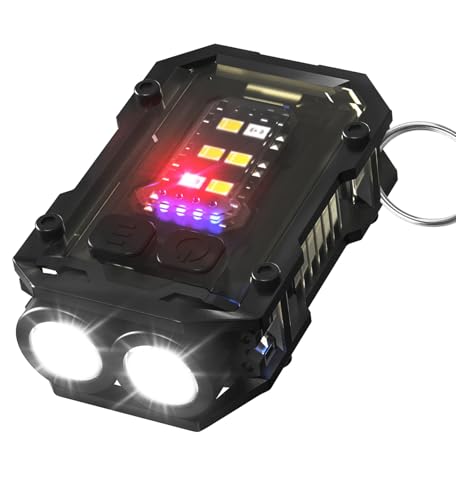 NGOKPYD N21 Mini LED Taschenlampe Aufladbar mit COB & Rotlicht Extrem Hell 900Lumen USB C EDC Taschenlampen Wasserdicht mit Clip 8 Lichtmodi für Camping, Wandern, Outdoor, Notfäll NGOKPYD N21 Mini LED Taschenlampe Aufladbar mit COB & Rotlicht Extrem Hell 900Lumen USB C EDC Taschenlampen Wasserdicht mit Clip 8 Lichtmodi für Camping, Wandern, Outdoor, Notfäll von NGOKPYD