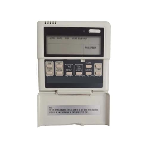 Temperaturregler For Zentrales Klimaanlagen-Bedienfeld, Kompatibel Mit Midea KJR-27B KJR-10B/DPBG (T)-TJ (A) KJR-12B/DP (T)-TJ KJR-12B/DP (T)-E-2, Klimaanlagenzubehör(KJR-12B/DP(T)-TJ) von NGQQNHNAT