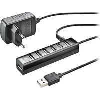 Ngs ihub7 tiny hub usb 2.0 - 7 Ports usb 2.0 - Stromadapter - Geschwindigkeit bis zu 480mbps von NGS