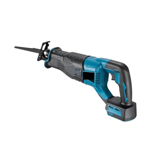 Akku-Säbelsäge, Electric Reciprocating Electric Chainsaw Saber Saw Cordless Cutter Tool,zum PVC-Schneiden(2BATTERY) von NGTFDCP