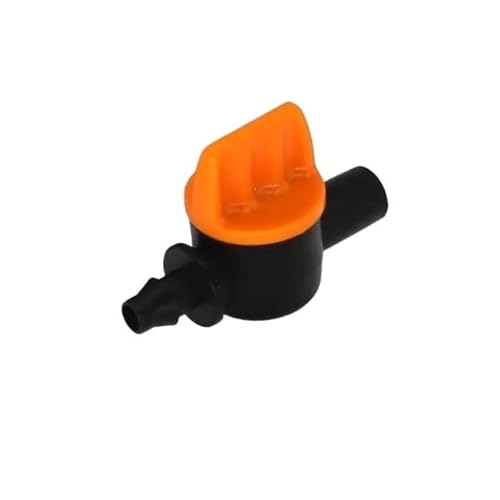 Kugelhahn 10 STÜCKE Rohr Durchgangsventil Bewässerung Einzel Widerhaken Doppel Widerhaken Mini Ventil Tropfbewässerung Kapillare Mini Schaltventil Druckrohrleitung((10pcs) Single Barb) von NGTFDCP