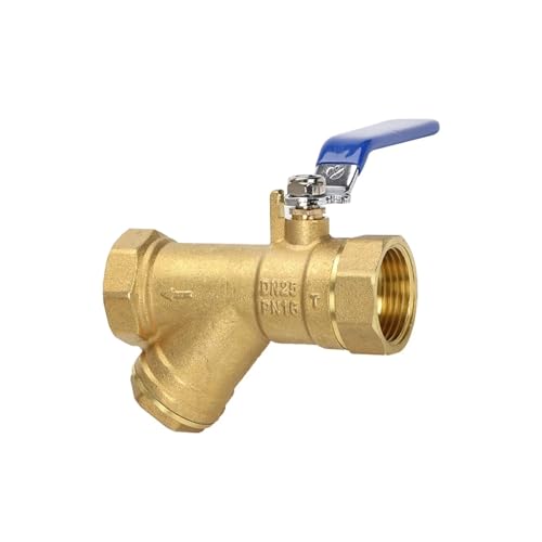 Kugelhahn DN15 DN20 DN25 DN32 DN40 Weibliche Inline Y Mesh Sieb Gewinde Filter Messing Ventil Mit Die Griff Druckrohrleitung(DN32) von NGTFDCP