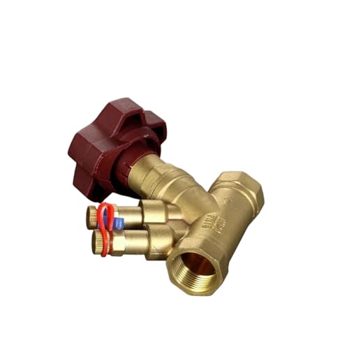 Kugelhahn Messing Hydraulisches Regelventil Gewinde Ausgleichsventil Wasserdurchflussregulierung DN20/DN25/DN32/DN40/DN50 Druckrohrleitung(DN32) von NGTFDCP