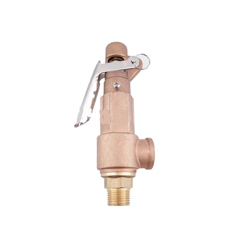 Kugelhahn S10T S10LT Bronze-Sicherheitsventil Dampf Einstellbarer Druck Vollkupfer 3/4 Gewinde DN15 DN20 DN25 DN32 DN40 DN50 Überdruckventil Mit Griff Druckrohrleitung(DN50_S10LT) von NGTFDCP