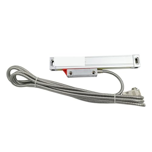 Lineare Skala, DLS-W Digitalanzeige 50-1000 mm Linearskalen-Encoder for Fräsmaschinen, EDM-Bohrmaschinen, Gitterlineal, für DRO-Werkzeuge, Drehmaschinen, Fräsen(DLS-W-400MM 5UM 5V TTL) von NGTFDCP