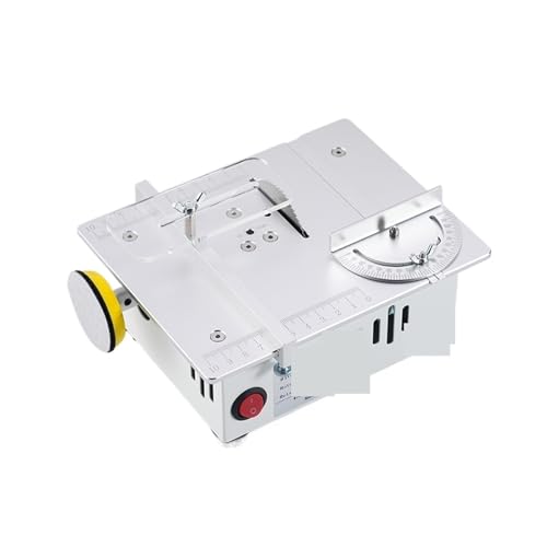 Miniatur-Tischkreissäge, Mini-Tiscreissä aus Aluminiumlegierung, kleine Präziss-Elektrosä for Selbermachen von Holz,zum Schneiden von Metallholz Miniatur-Tischkreissäge, Mini-Tiscreissä aus Aluminiumlegierung, kleine Präziss-Elektrosä for Selbermachen von Holz,zum Schneiden von Metallholz von NGTFDCP