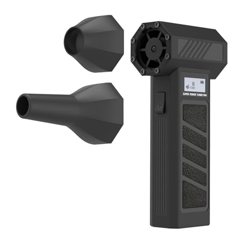 NGTFDCP Auto-Gebläse, Schub-Turbojet-Ventilator Windschwindigkeit Elektrisches Bläse Multifunktions-bläsetrockner Zur Entfernung,Hohe Saugleistung(Black1) von NGTFDCP