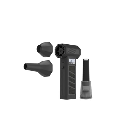 NGTFDCP Auto-Gebläse, Schub-Turbojet-Ventilator Windschwindigkeit Elektrisches Bläse Multifunktions-bläsetrockner Zur Entfernung,Hohe Saugleistung(Black2) von NGTFDCP
