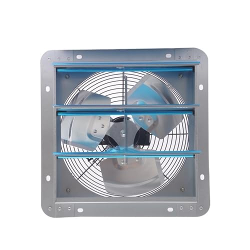 NGTFDCP Kanalventilator, 14 Zoll Shutter-Abluftventilator, Ven mit Netzkabel-Wandhalterung, hohe Geschwindigkeit for Garagen, Dachböden, Geschäfte,Belüftung(12inch) von NGTFDCP