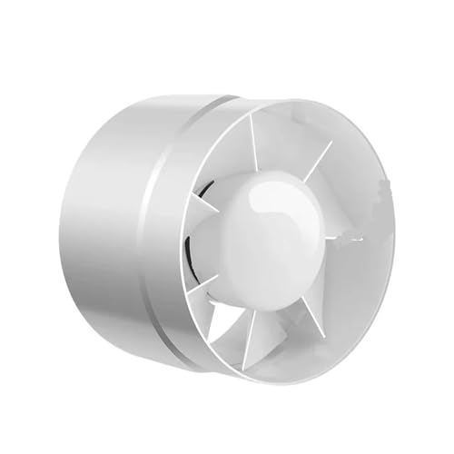 NGTFDCP Kanalventilator, 4/6 Zoll Inline-Kanalventilator Luftventilator Metallrohr Belüftung Auspuff Mini Extractor Badezimmer Toilette,Belüftung(6inch) von NGTFDCP