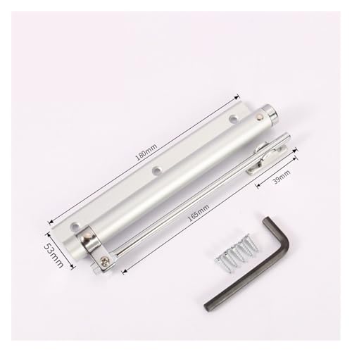 Verstellbarer Türschließer, 2 Stück Leichter automatischer Türschließer for Badezimmer, Toilette, Küche, Haushalt, Innentür, Soft-Close-Türschließer Verstellbar montiert(Silver 1) von NGTFDCP