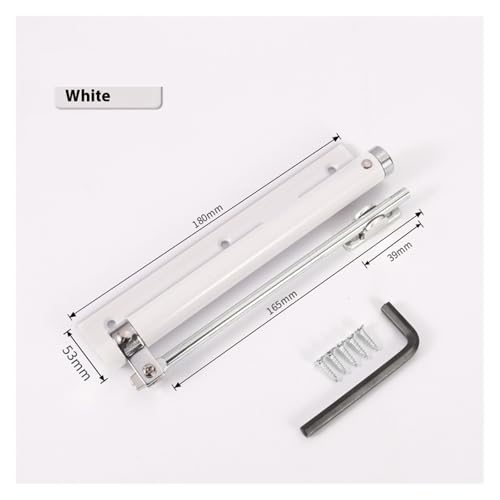 Verstellbarer Türschließer, 2 Stück Leichter automatischer Türschließer for Badezimmer, Toilette, Küche, Haushalt, Innentür, Soft-Close-Türschließer Verstellbar montiert(Silver2) von NGTFDCP